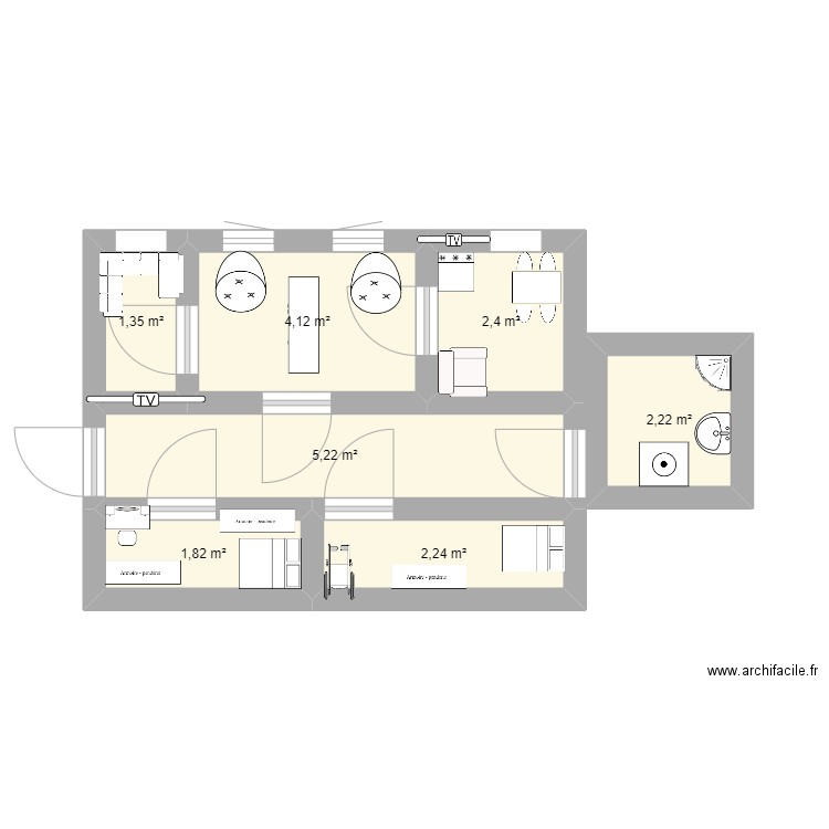 E33. Plan de 0 pièce et 0 m2