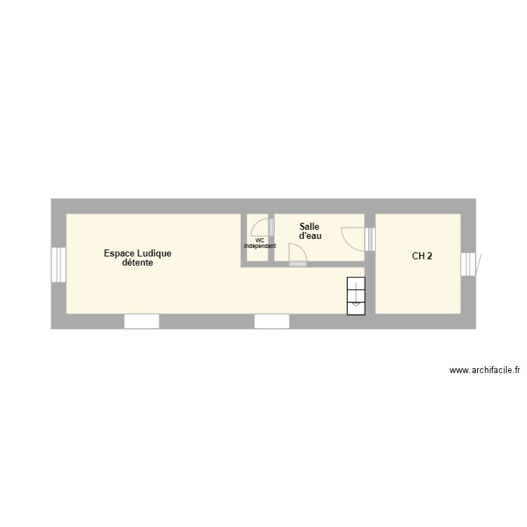 Etage Tupigny Pont Tournant. Plan de 0 pièce et 0 m2