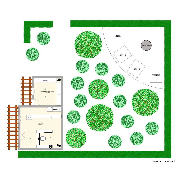 Airmilts 2. Plan de 2 pièces et 52 m2