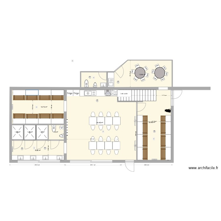 mvo 39. Plan de 9 pièces et 112 m2