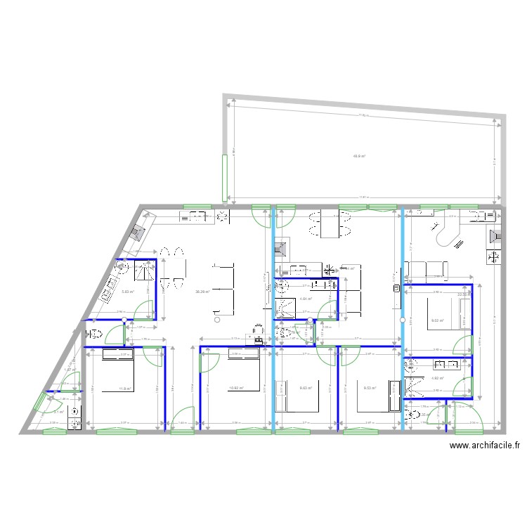 Moreau 1. Plan de 0 pièce et 0 m2