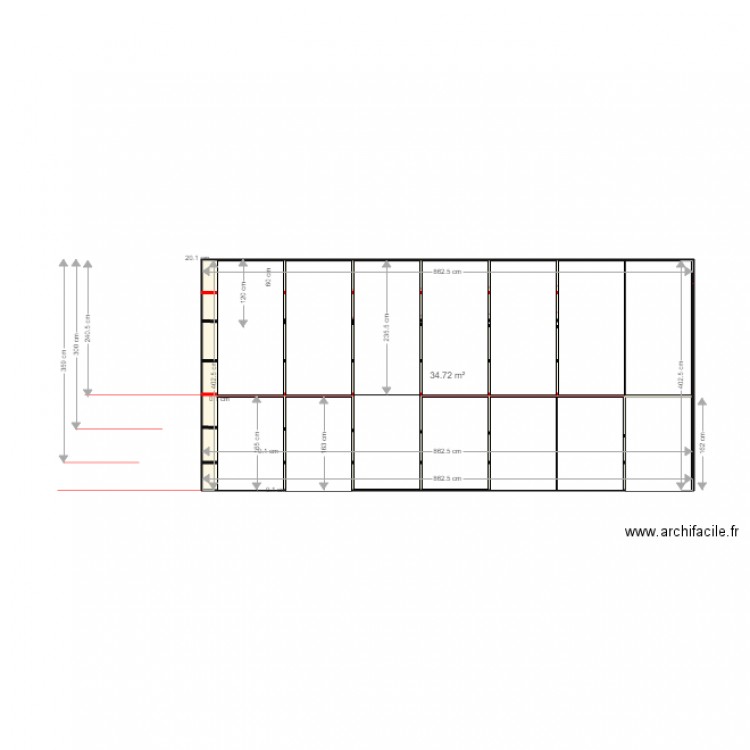 CALPINAGE PLAFOND. Plan de 0 pièce et 0 m2