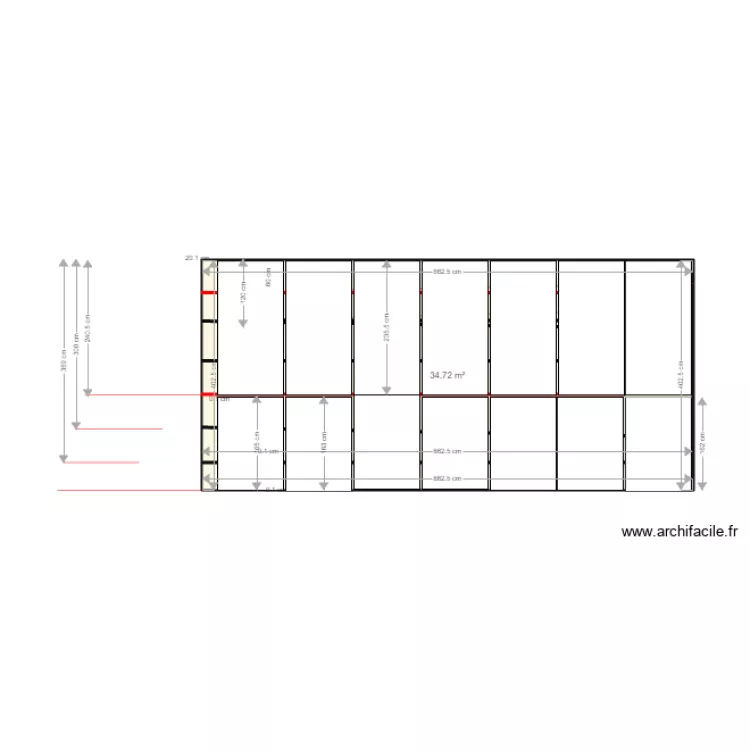 CALPINAGE PLAFOND. Plan de 
