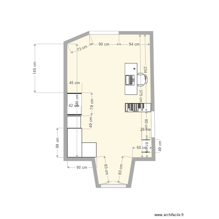 CHAMBRE. Plan de 0 pièce et 0 m2