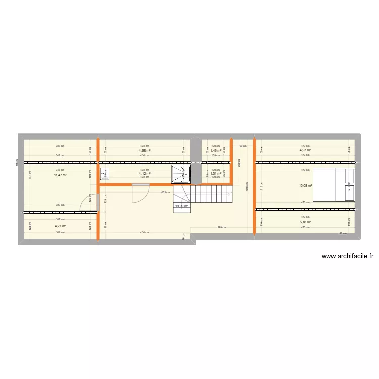 VICTOR etage. Plan de 