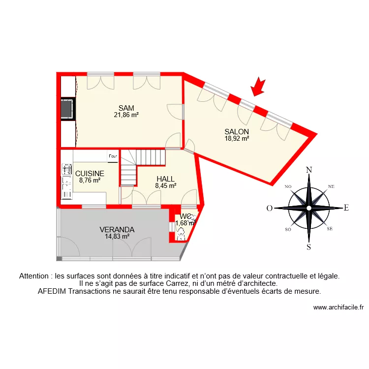 BI 7917 RDC . Plan de 