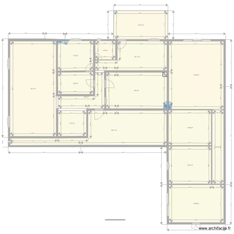 Maison Parents. Plan de 