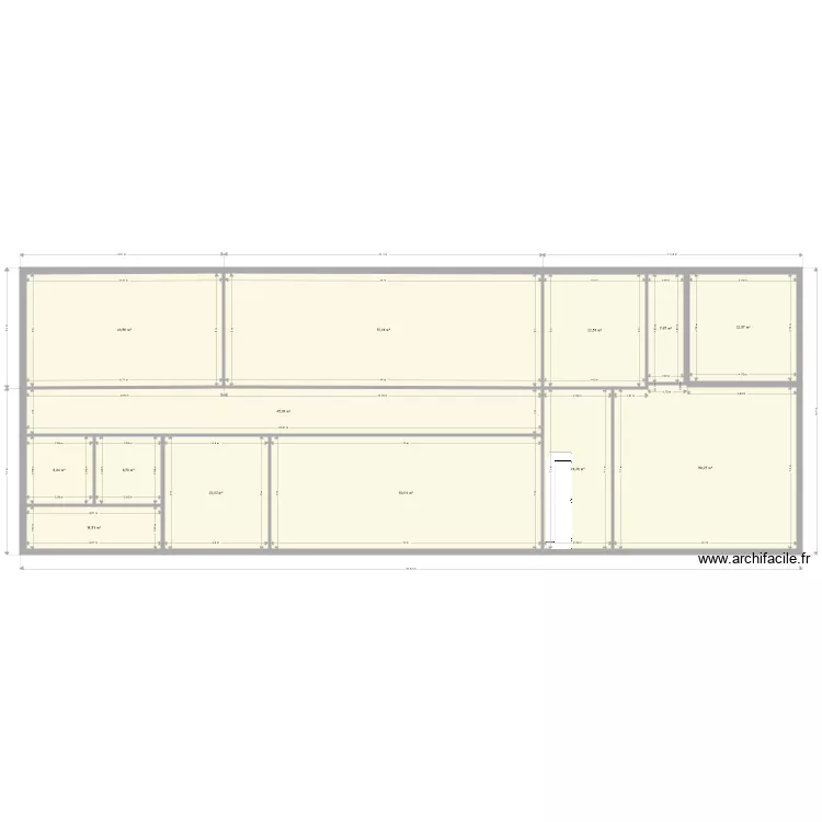 chevrerie nord sud. Plan de 