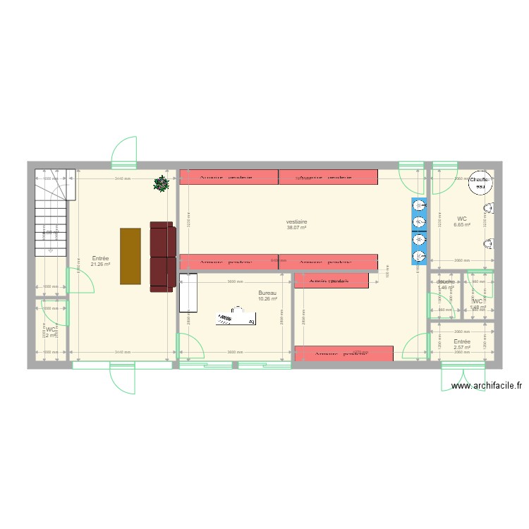 RDC modif. Plan de 0 pièce et 0 m2