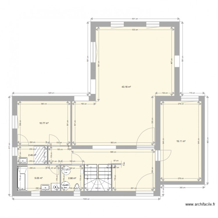 VIDON Rdc V1. Plan de 0 pièce et 0 m2