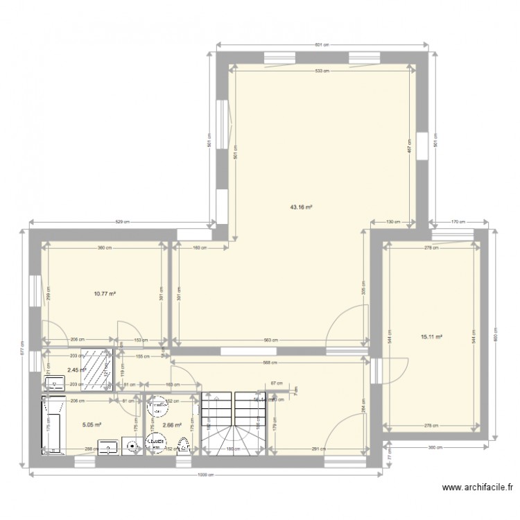 VIDON Rdc V1. Plan de 0 pièce et 0 m2