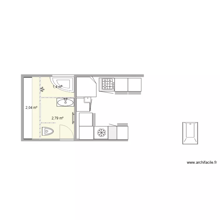 SDB 8 BIS. Plan de 