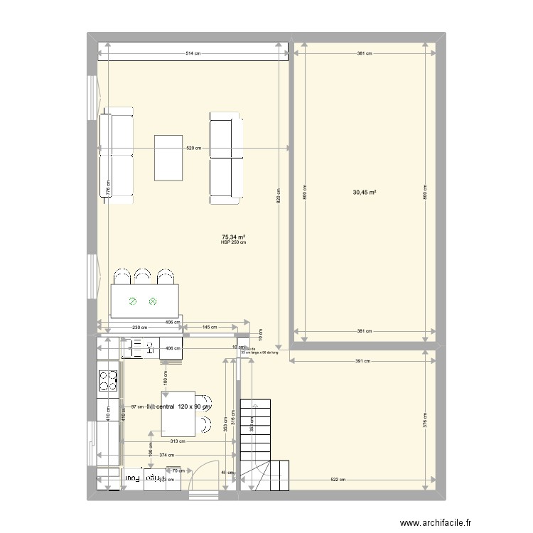plan Carpentier projet 1. Plan de 0 pièce et 0 m2