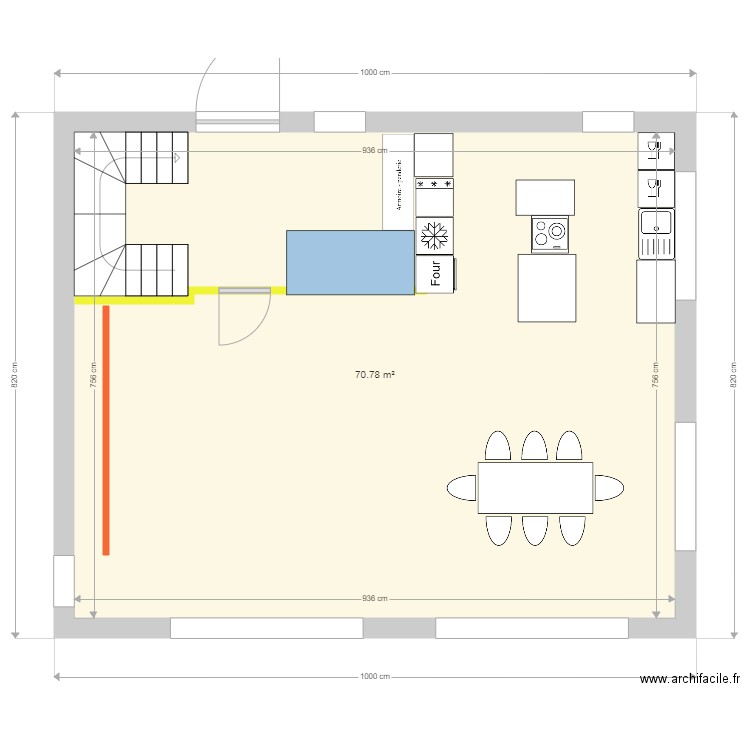 plan RDC Chenaie V1. Plan de 0 pièce et 0 m2