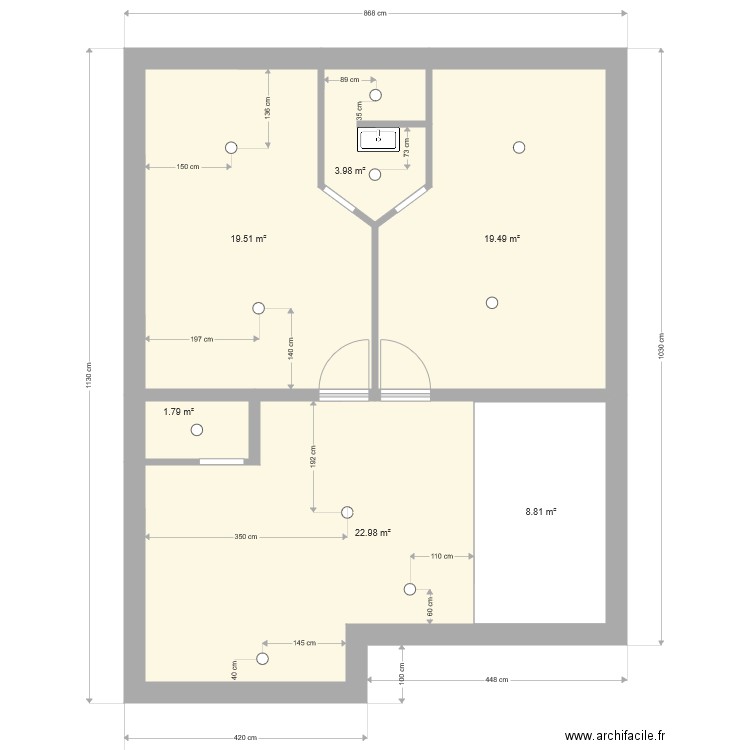 plan DCL Etage. Plan de 0 pièce et 0 m2