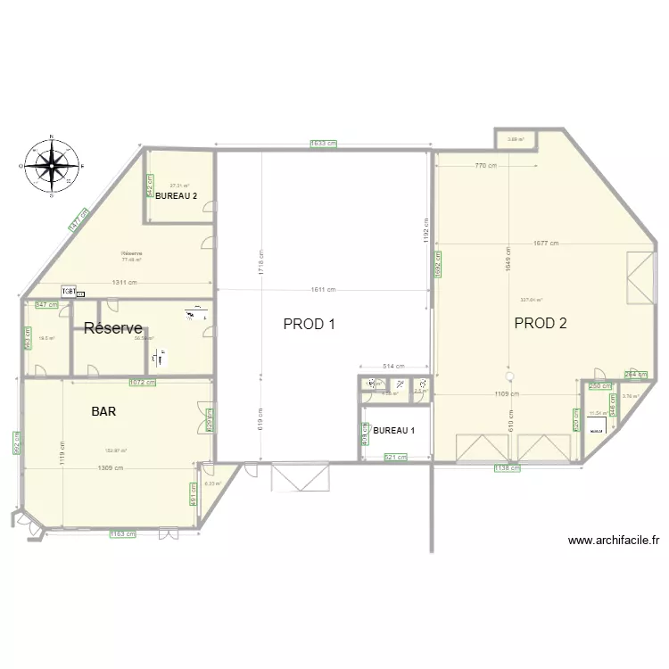 BRASSERIE VIDE V2. Plan de 