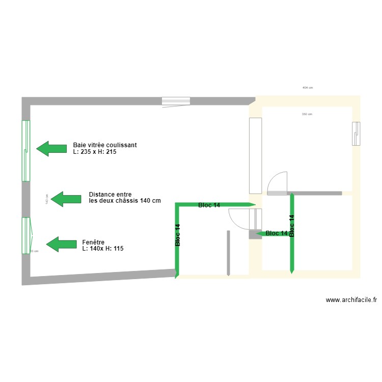 plan Architecte modif. Plan de 0 pièce et 0 m2