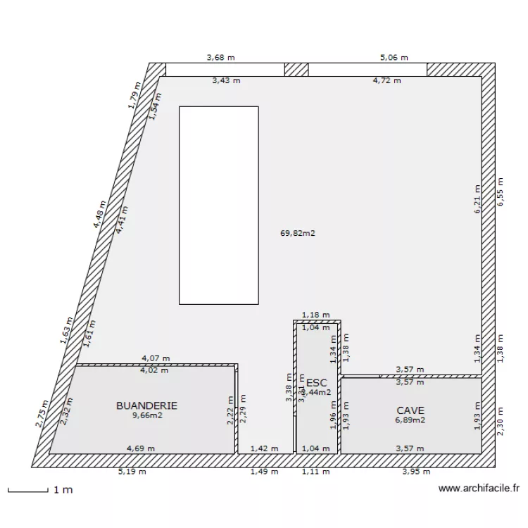 SOUS-SOL 4. Plan de SOUS-SOL 4. Plan de