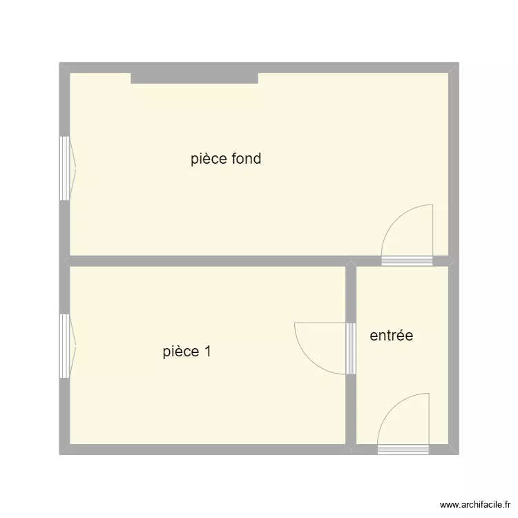 Cantournet appart 2e serv. Plan de 