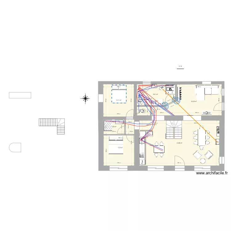 sausseyRDCprojetAurelien réseaux plomberie adduction eau. Plan de sausseyRDCprojetAurelien réseaux plomberie adduction eau. Plan de