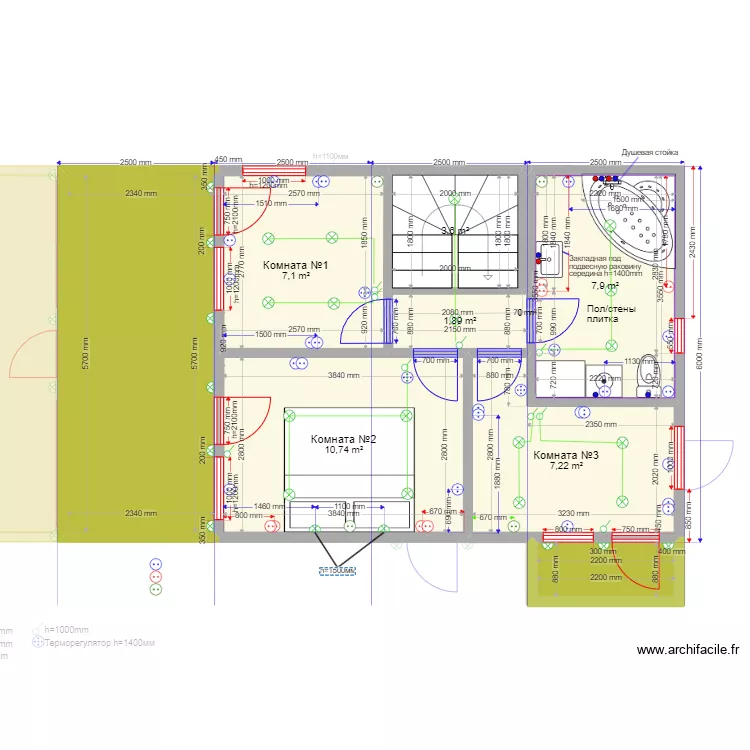 105 2 Фаворит. Plan de 