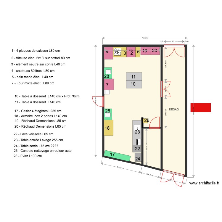 MILLENIUM  cuisine SALLE  20 0918. Plan de 0 pièce et 0 m2