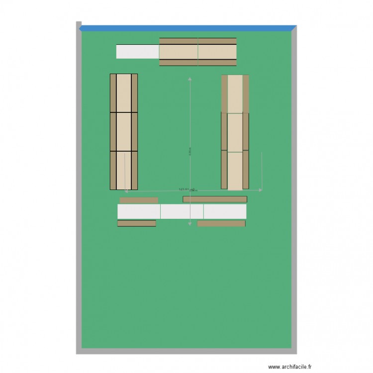 plan extérieur 77 carré. Plan de 0 pièce et 0 m2