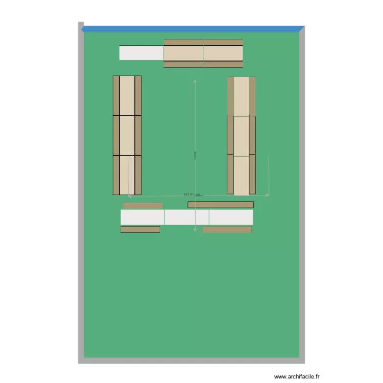 plan ext&eacute;rieur 77 carr&eacute;. Plan de 
