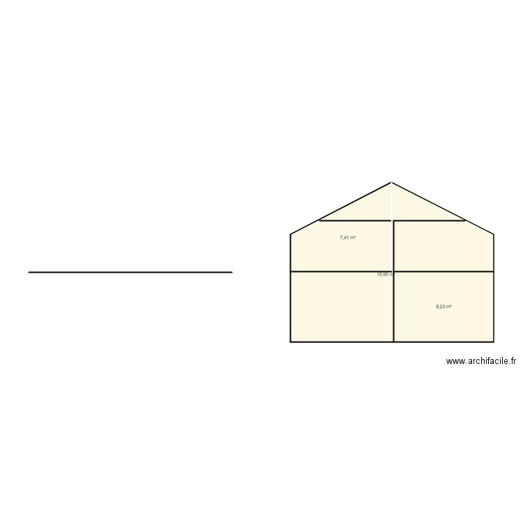 COUPE LA. Plan de 0 pièce et 0 m2