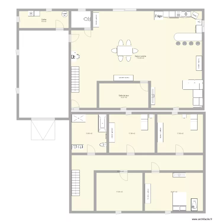 Maison. Plan de Maison. Plan de