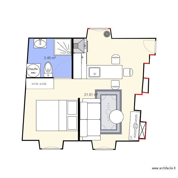 CDV 13   v2. Plan de 0 pièce et 0 m2