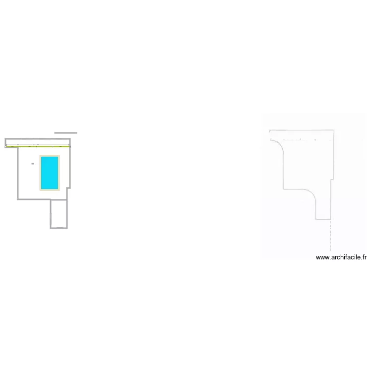 abri piscine. Plan de abri piscine. Plan de