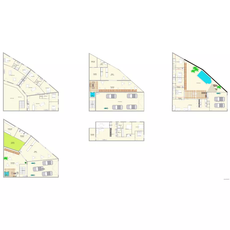 Macapa Projet location. Plan de 