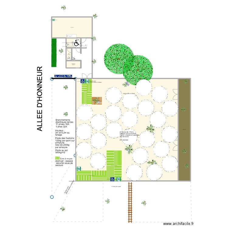 Vitalis 230922 Bastide du Roy. Plan de 6 pièces et 489 m2