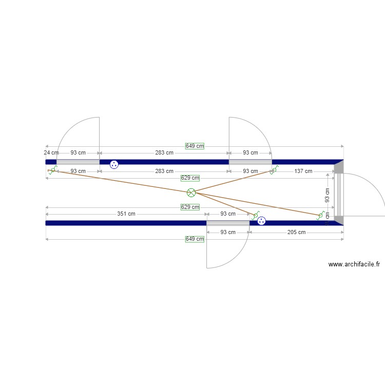 PIECE 8 COULOIR. Plan de 0 pièce et 0 m2