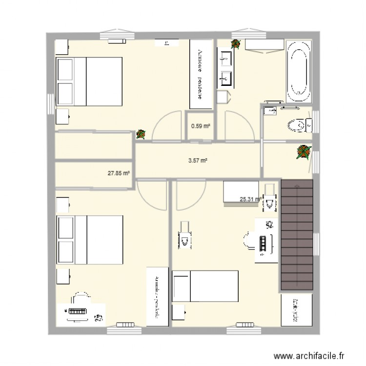 étage07042017. Plan de 0 pièce et 0 m2