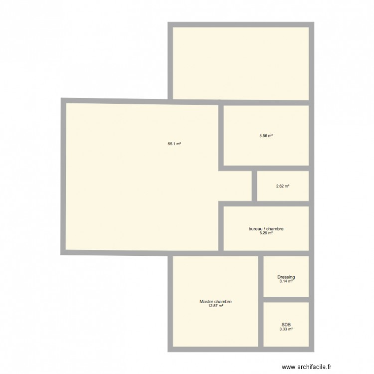 castets terrasse ouest. Plan de 0 pièce et 0 m2