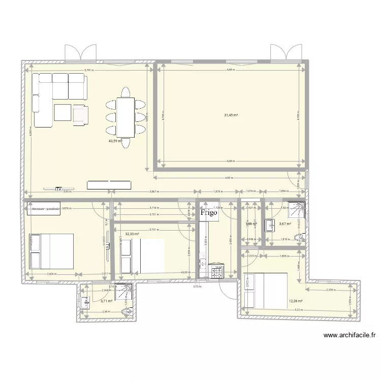 Maison mater. Plan de Maison mater. Plan de