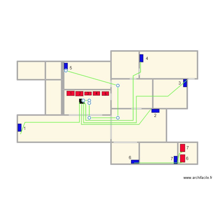 CLIM  villa HERVE et EVE . Plan de 0 pièce et 0 m2