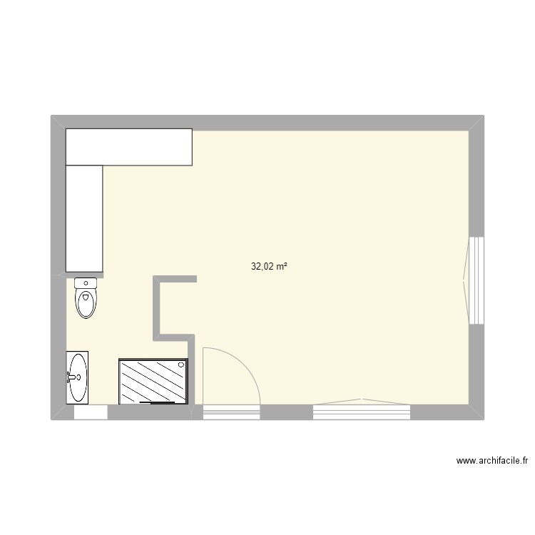 le fond. Plan de 0 pièce et 0 m2