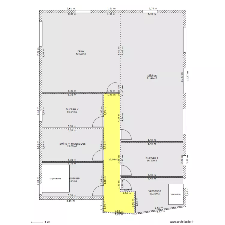 spa bois EST sans cardio . Plan de 