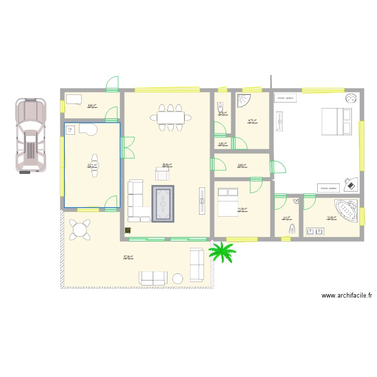 Maison LOUKOUAHIO2. Plan de 0 pièce et 0 m2