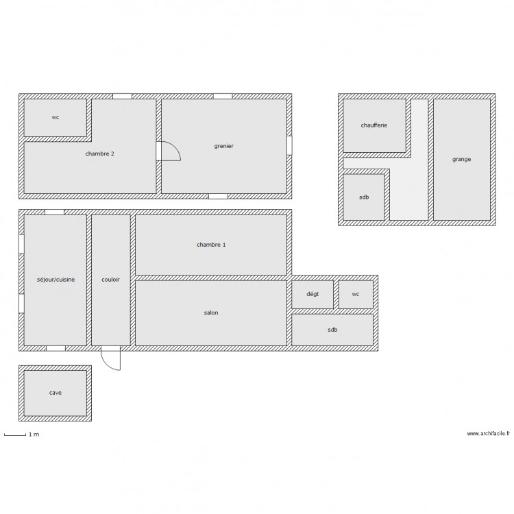 sucession lafitte. Plan de 0 pièce et 0 m2