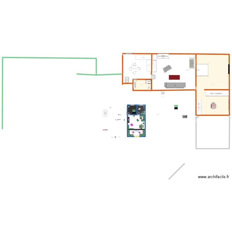 NEW APART. Plan de 9 pièces et 473 m2