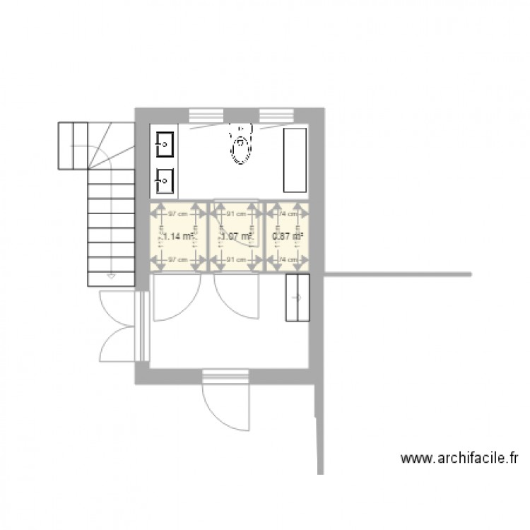 entree. Plan de 0 pièce et 0 m2