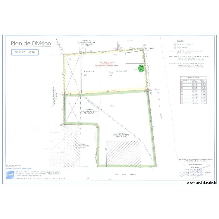PlanTerrainCroquisimplantation01. Plan de 0 pièce et 0 m2