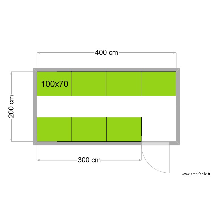 local materiel bureau. Plan de 0 pièce et 0 m2