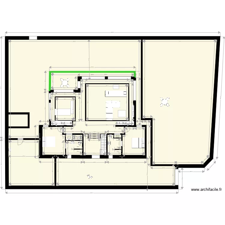 garage. Plan de 