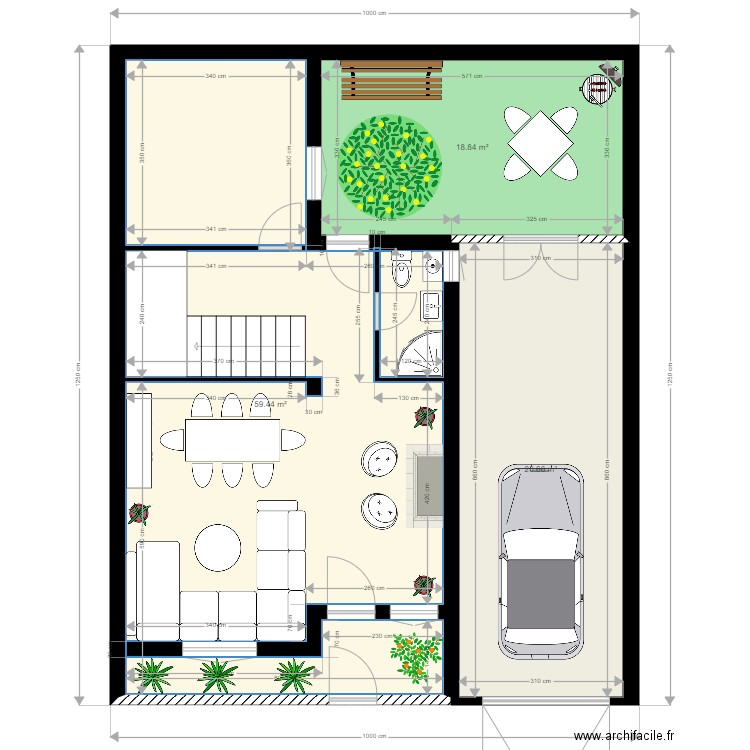 a construire. Plan de 0 pièce et 0 m2