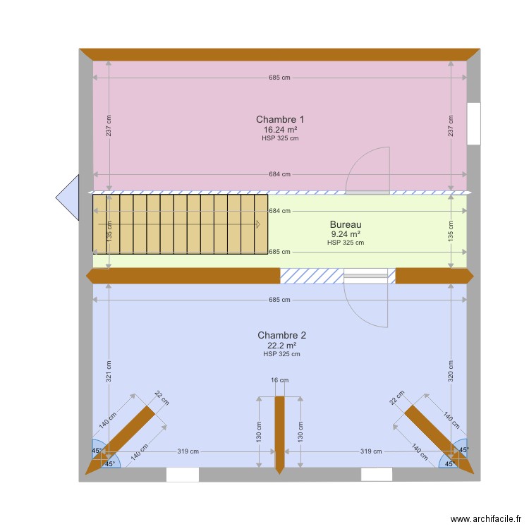 Combles 2. Plan de 0 pièce et 0 m2